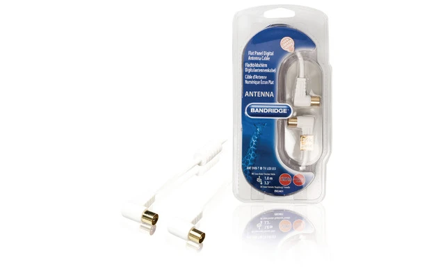 Cable de Antena Digital para Pantalla Plana 120dB 1.0 m - Bandridge BVL8401