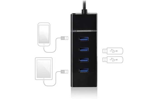 eWent HUB USB 3.1 - 4 Puertos - USB-c