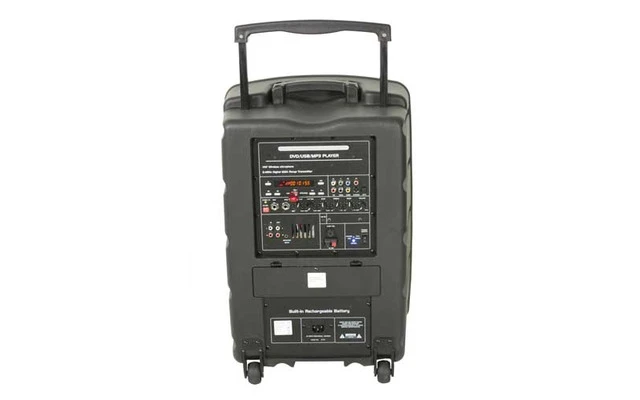Sistema portable P.A/ karaoke con DVD/USB & Microfono inalambrico- economico
