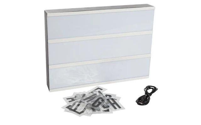 Caja de luz (LightBox) - 30 x 22 x 4.3 cm - Cable USB
