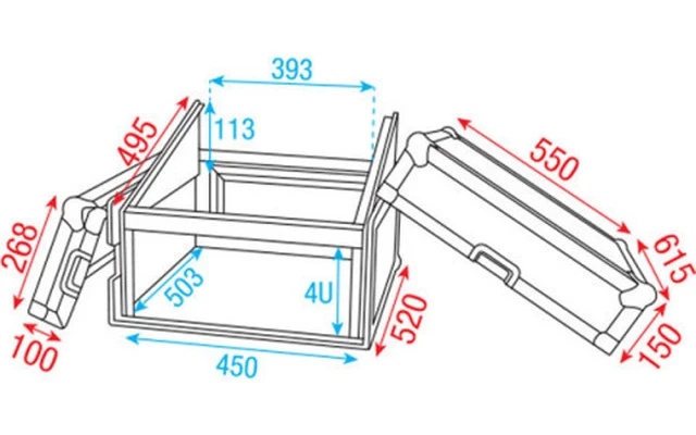 ShowGear Combi Case 4+10U