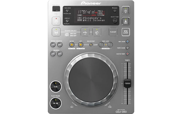 Pioneer CDJ 350S Plata