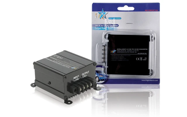 Convertidor corriente 24 VDC - DC 12 V 10 A