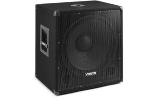 Vonyx SMWBA18 MP3 Subwoofer Bi-AMP 18" / 1000W y Bluetooth