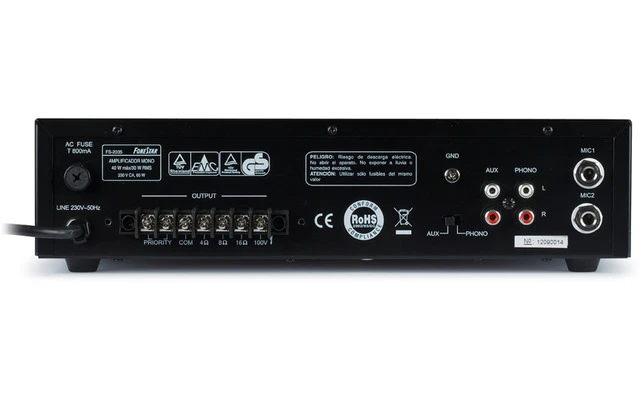 Fonestar FS-2035 Amplificador 40W Max