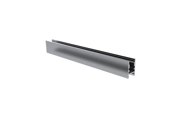 ALU-SWISS - PERFIL DE ALUMINIO PARA CINTAS DE LEDs - ESTRECHO 6-8 mm - ALUMINIO ANODIZADO - PLAT