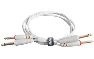 UDG Ultimate Audio Cable Set 1/4" Jack - 1/4" Jack Recto Blanco 1.5 m