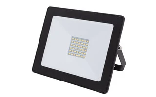 Proyector LED para exterior - 30 W - blanco neutro - color negro