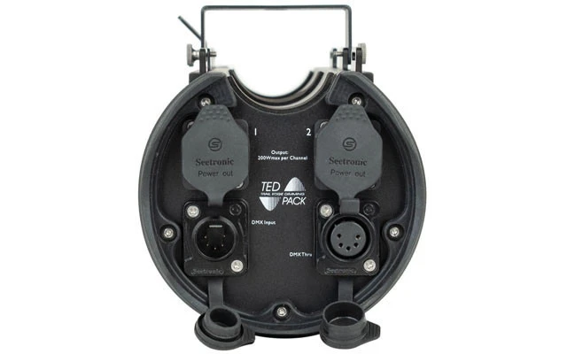 Showtec TED Pack IP 2 Canales Dimmer Pack - 5 Pin DMX / RDM