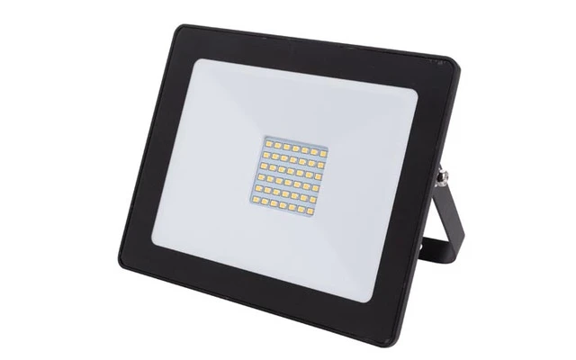 Proyector LED para exterior - 30 W - blanco neutro - color negro