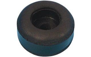 Adam Hall Hardware 4900 - Pie de goma 25 x 11 mm negro