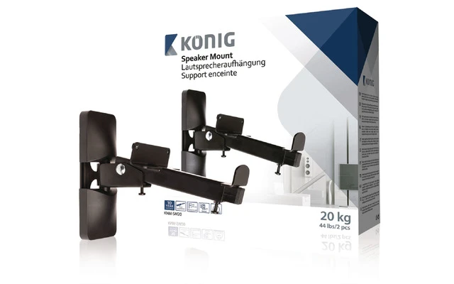Soporte pared o techo para altavoz 20 kg