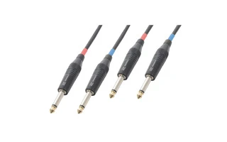 Cable Jack doble 6.3Mono a 2xJack 6.3Mono 5.0m