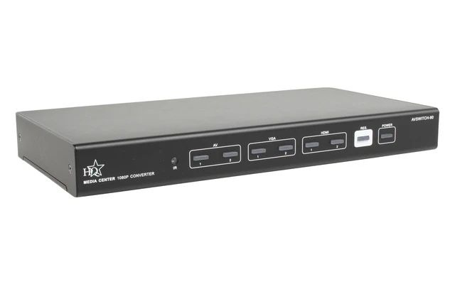 Conector de audio/video HQ a 6 puertos HDMI + convertidor