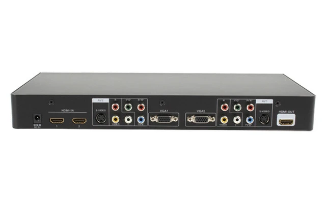 Conector de audio/video HQ a 6 puertos HDMI + convertidor