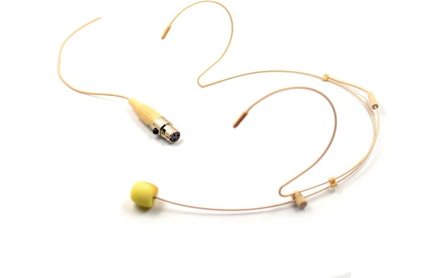 Diadema micro cabeza compatible AKG  mini xlr 3pin TA3F color carne