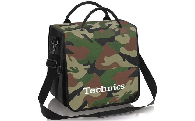 Technics bandolera 60 LPs - Camuflaje militar