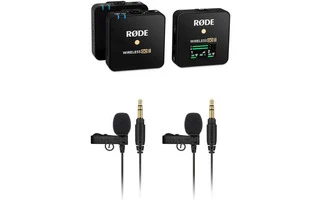 Rode Wireless GO II con pareja de micrófonos Lavalier GO