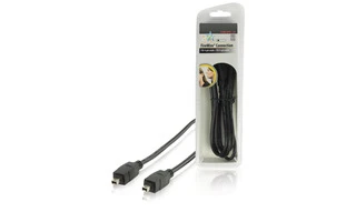 Cable FireWire FW macho de 4 pines - FW macho de 4 pines de 1.80 m