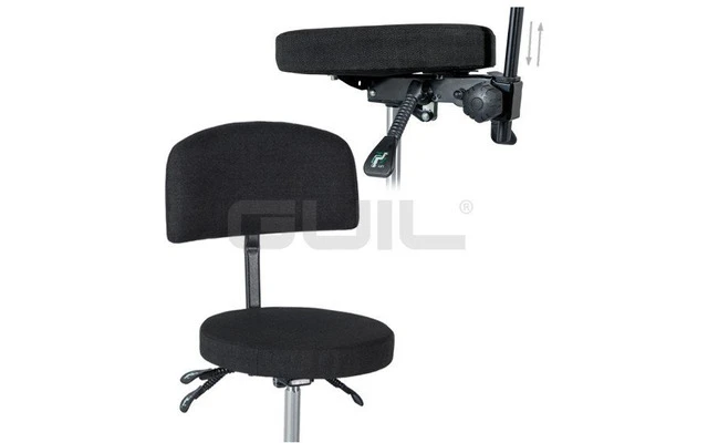 Guil SL-60 Silla giratoria totalmente regulable para director de orquesta o percusionista