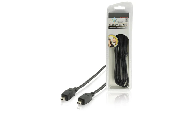 Cable FireWire FW macho de 4 pines - FW macho de 4 pines de 1.80 m