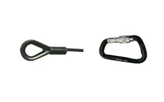 DOUGHTY - CABLE DE SEGURIDAD - 50kg (5mm x 700mm guardacabos/mos