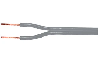 Cable gris para altavoz 2 x 0,50