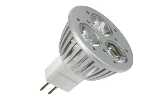 Bombilla LED 5W - 12V CA/CC - MR16 - Blanco cálido (2700K)
