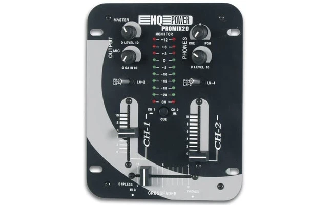 MESA DE MEZCLAS DE 2 CANALES - PROMIX20