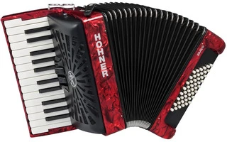 Hohner Bravo II 48 Rojo A16532 Silentkey