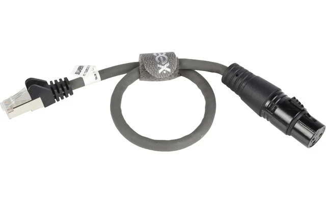 Cable Digital XLR de 3 Pines Hembra - RJ45 Macho de 0,30 m Gris Oscuro - Sweex SWOP15710E03