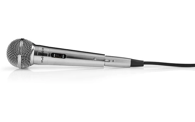 Micrófono con cable - Sensibilidad de -72 dB +/-3 dB - 60 Hz - 14 kHz - 5,0 m - Nedis MPWD45GY
