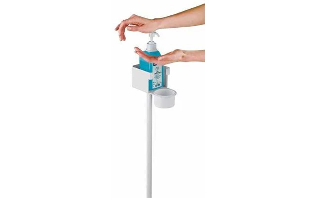 K&M 80300 - Soporte de pie para gel desifectante