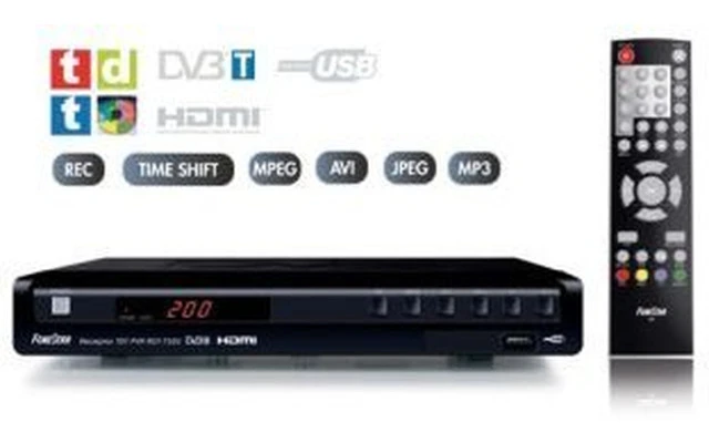 Receptor TDT con salida HDMI y función PVR con time shift.