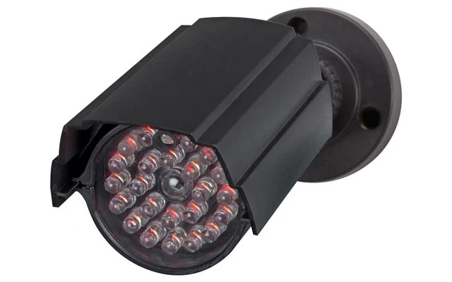Cámara cilíndrica falsa con LEDs IR