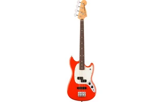 Fender Player II Mustang Bass Pj Rw Coral Red