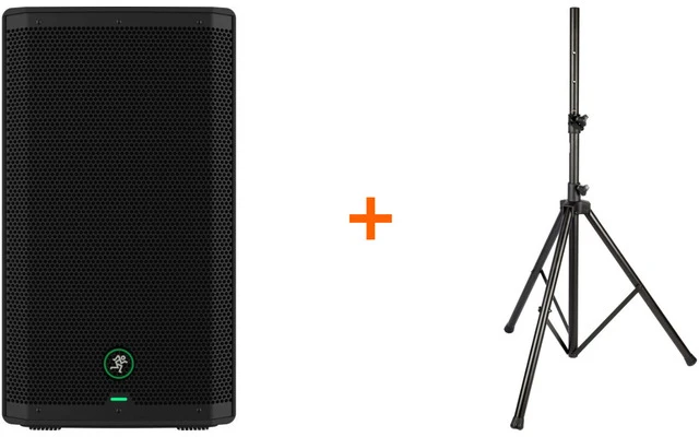Mackie ThRash 212 GO con soporte tripode altavoz