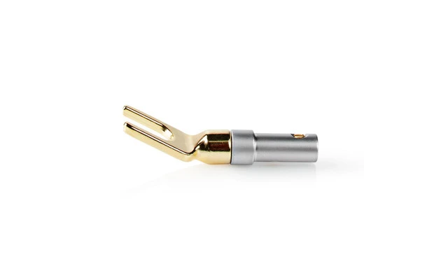 Connector Spade - Male - Metal - Silver - Nedis CAGC28900ME