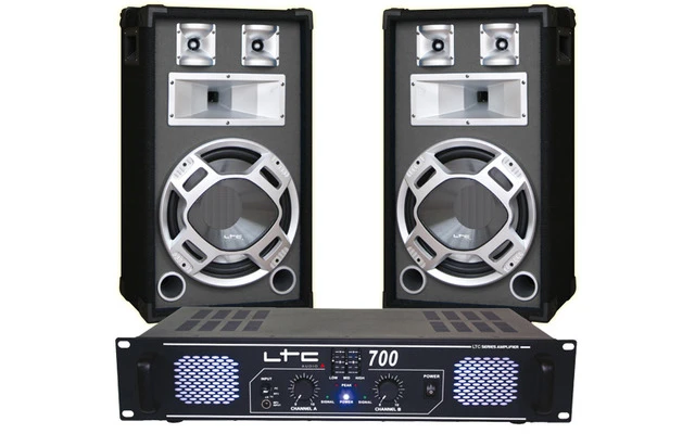 Pack DJ 2x350W DJ12BG