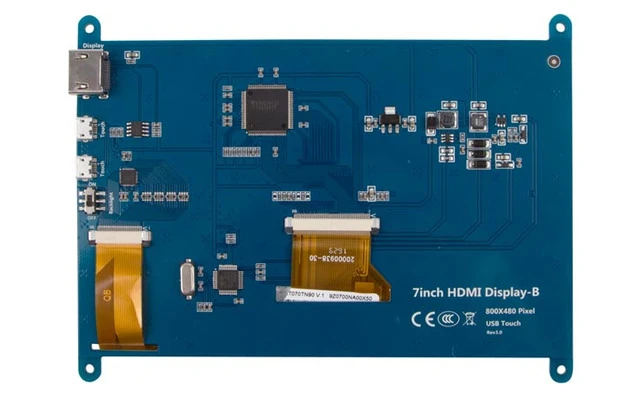 Pantalla táctil HDMI-B para RaspBerry PI® - 7