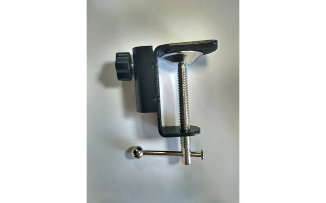 Pie de sobremesa para micrófono con soporte de SmarthPhone - Regulable