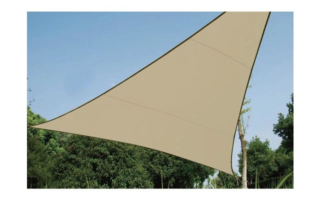 Vela de sombra triangular - 3.6 x 3.6m x 3.6m, color: Beige