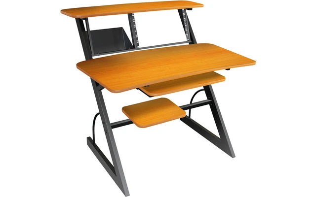 Adam Hall STABLE 1 BLK - Studio Workstation cherry