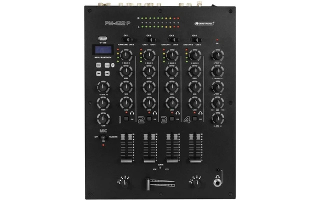 Omnitronic PM-422P DJ Mixer con Bluetooth & USB Player