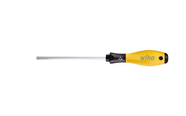 WIHA - SOFTFINISH ESD DESTORNILLADOR PARA TORNILLOS RANURADOS - SL3 x 100 mm - 302ESD