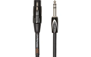 Roland RCC15TRXF Cable serie Black XLR hembra a jack estéreo 4.5 m