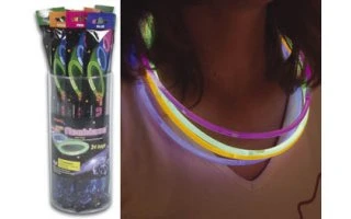 Juego de 48 collares LUMINISCENTES Ø0.5 x 27.5cm