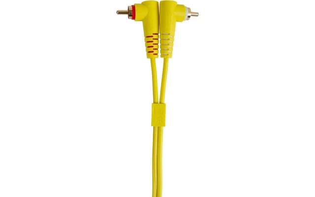 UDG Ultimate Audio Cable Set RCA Straight - RCA Angled Yellow 3m