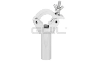 Guil ABZ-36 Abrazadera de aluminio ABZ-24 con adaptador macizo de aluminio de 10 cm (Ø 35 mm)