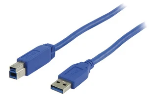Cable USB 3.0, USB A Macho - USB B Macho, de 1 m
